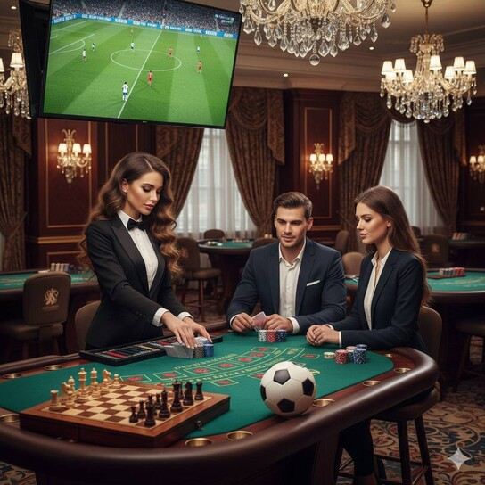 Luxurious pet-friendly casino resort in Lake Charles with a well-behaved dog in a lavish suite.